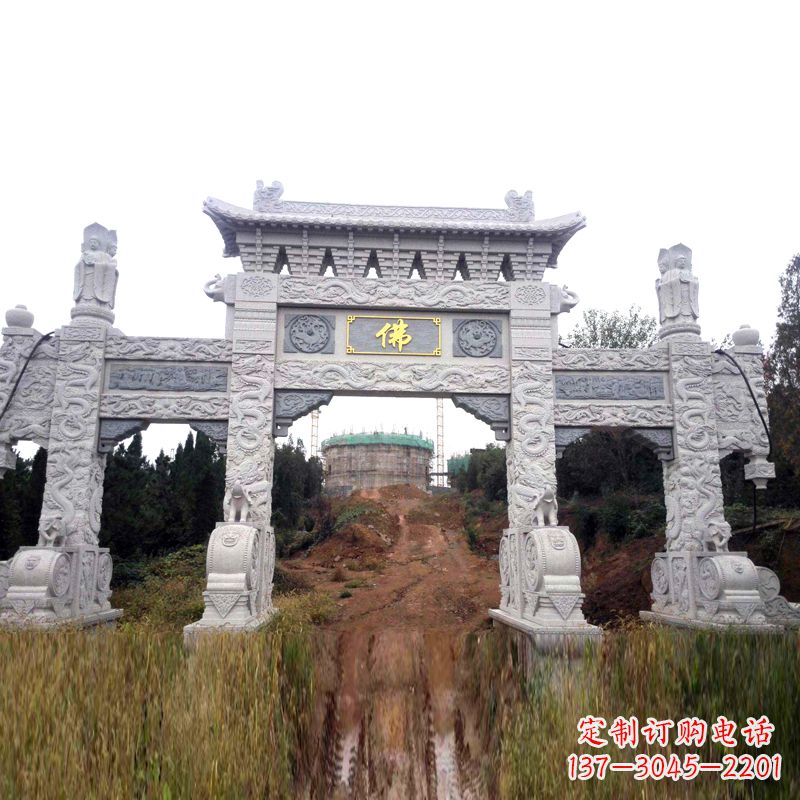 保定景区入口石牌坊雕塑,为您塑造独一无二的精美雕塑