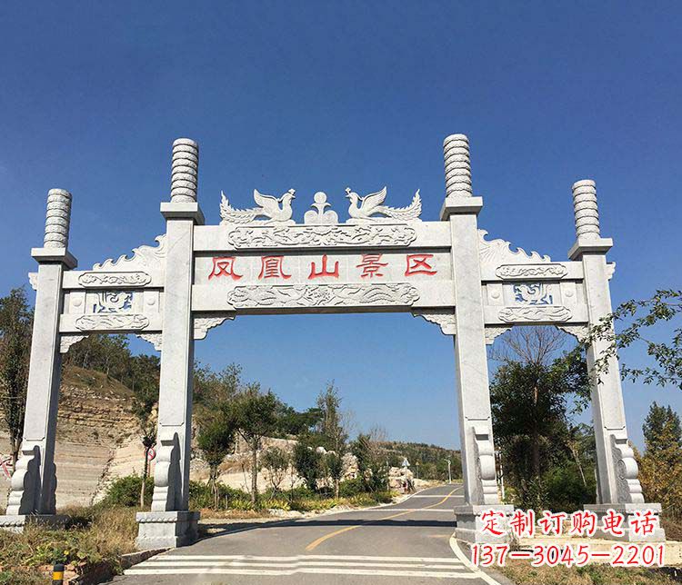 保定中领雕塑:高质量牌坊石雕