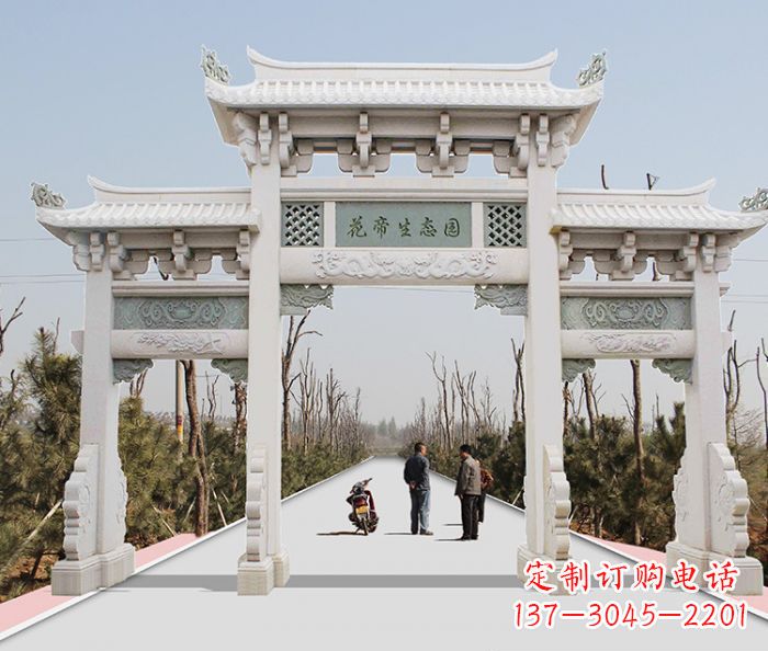 保定精美牌坊雕塑,定制你的独一无二