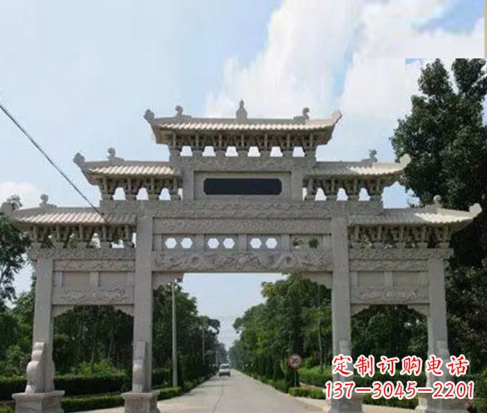 保定高品质牌坊石雕,专为客户量身定制
