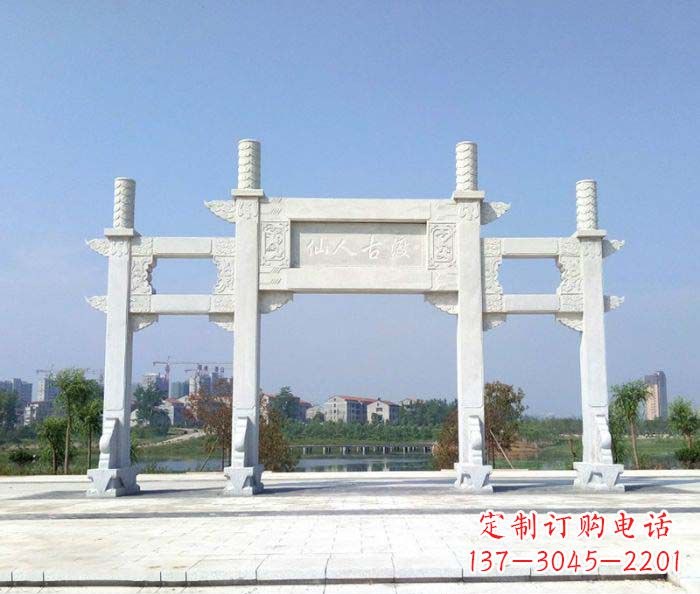 保定精美牌楼石雕，给你传统文化的享受