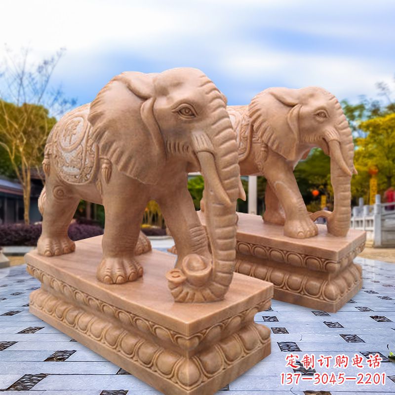保定品质精美的酒店大象雕塑