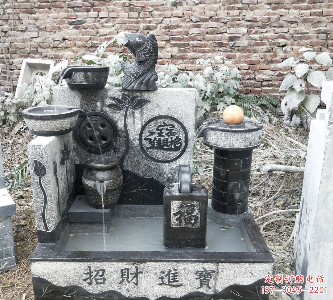 保定酒店招财流水池