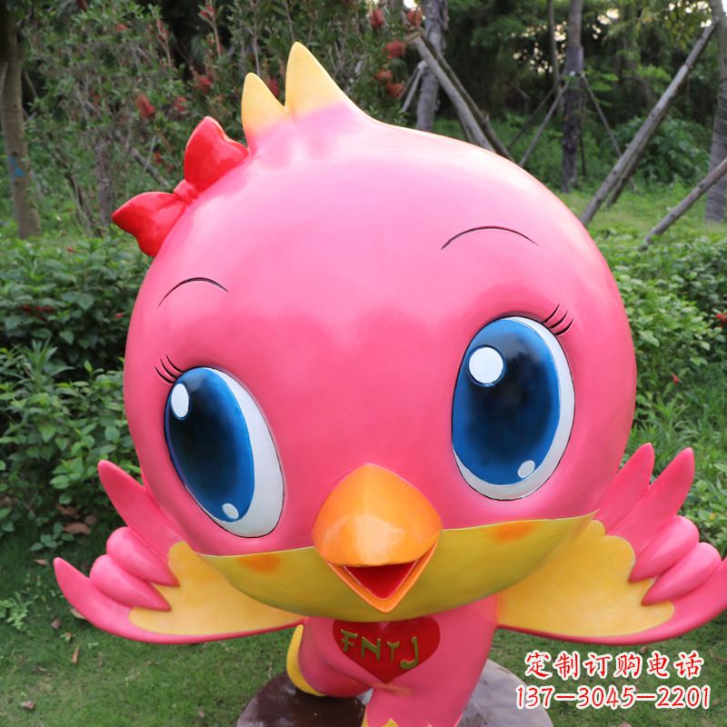 保定中领雕塑精致玻璃鸽子雕塑