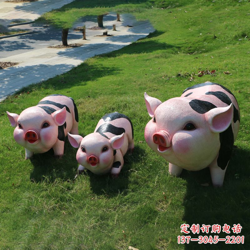 保定全新卡通猪雕塑,为您的家居装饰带来活力