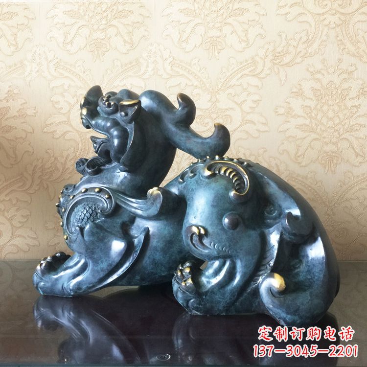 保定中领雕塑貔貅雕塑——象征着福祉和吉祥