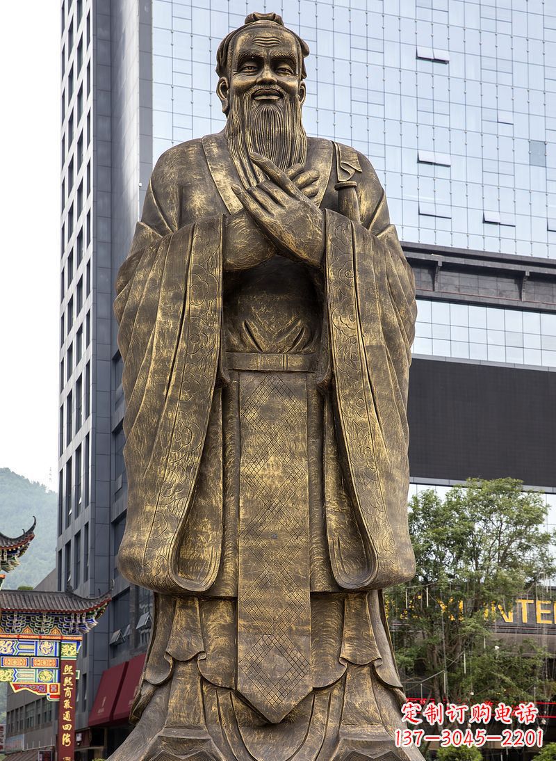 保定传承古代名人铜雕,一件件精美雕塑装点你的生活