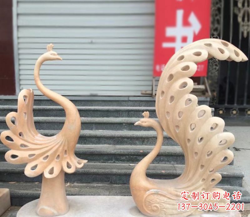 保定中领雕塑专业提供独特精致的孔雀石雕塑,以…