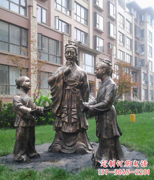 保定中领雕塑:让梨中古代人物雕塑定制服务