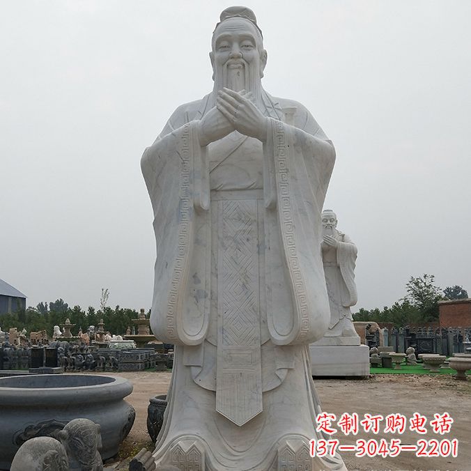 保定传承自然美学，济南中领雕塑青铜孔子雕塑