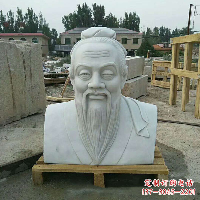保定精致孔子雕塑,欣赏传统文化风采