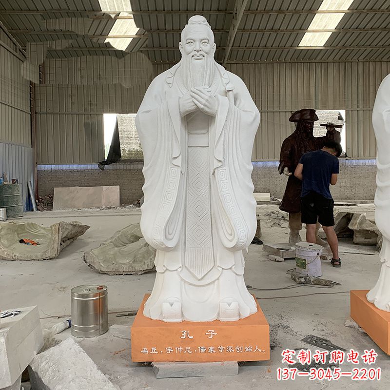 保定孔子石雕,传承智慧与文化