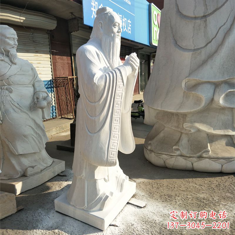 保定中领雕塑|传承传统,唯美的孔子雕塑