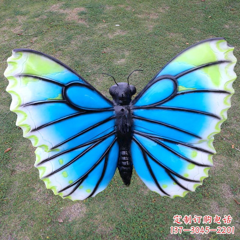 保定全新设计的蝴蝶雕塑仿真摆件