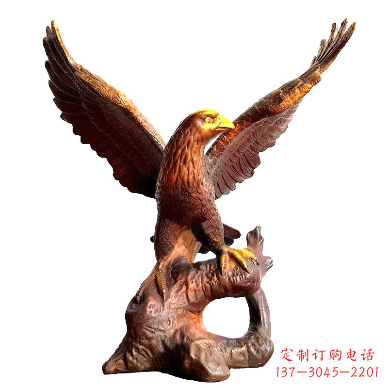 保定中领雕塑推出的老鹰展翅铜雕绝对是一件可以…