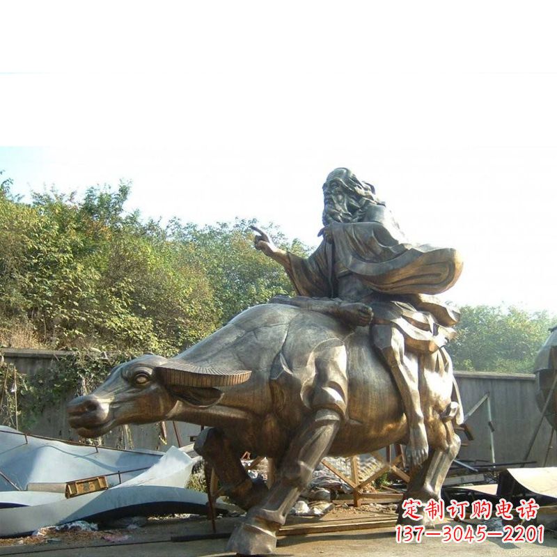 保定绽放老子雕像的传统文化魅力