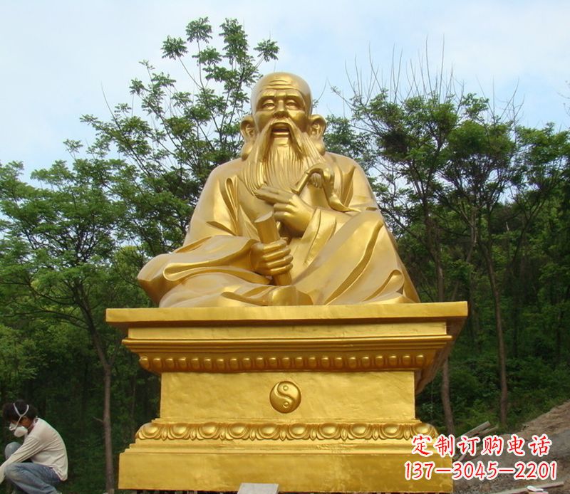 保定拥有传统文化精髓的老子铜雕