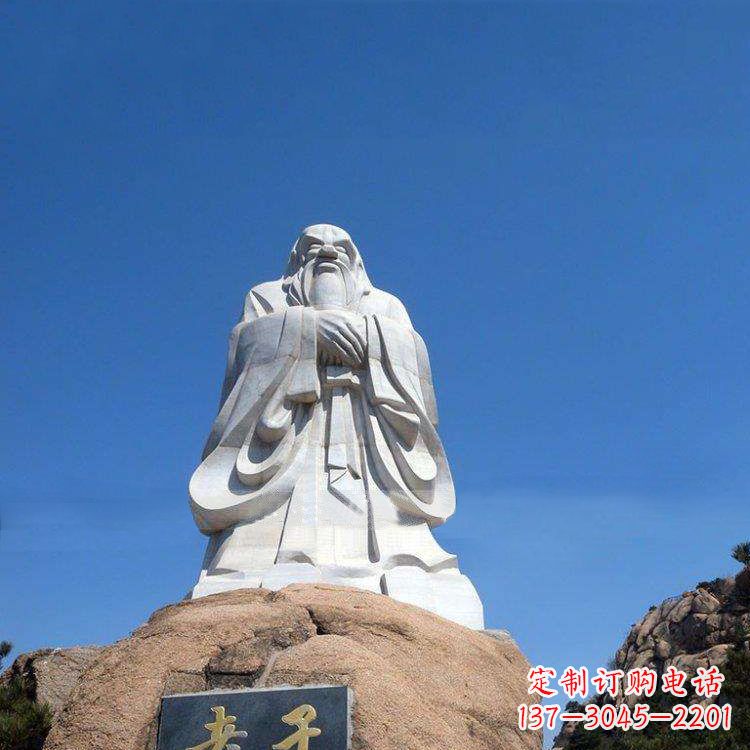 保定经典的老子雕像,手工制作的沉思之作