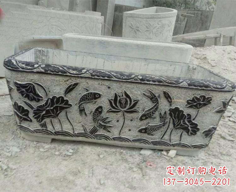 保定浮雕仿古式水缸雕塑,令人惊艳