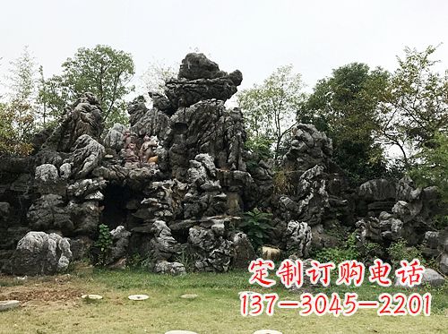 保定灵璧石假山