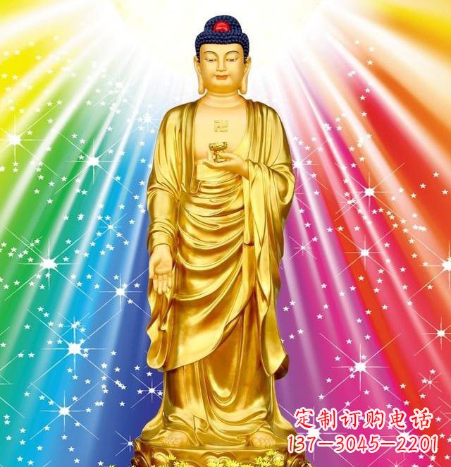 保定中领雕塑推出的鎏金如来神佛铜雕,专为仪式…