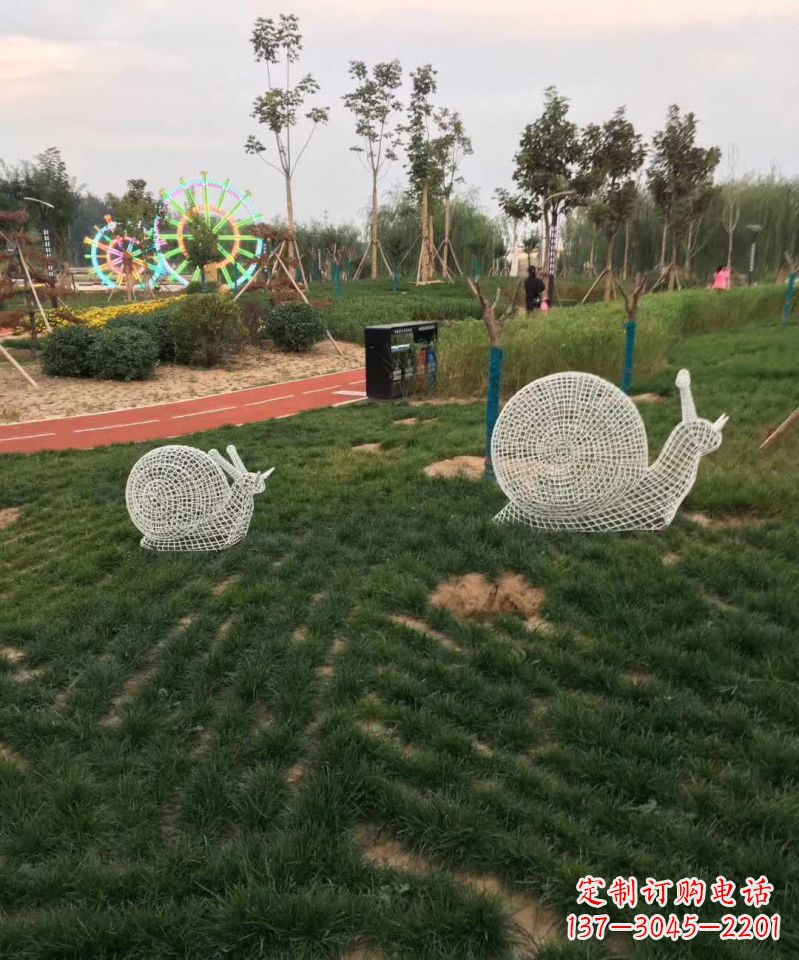 保定镂空不锈钢蜗牛雕塑