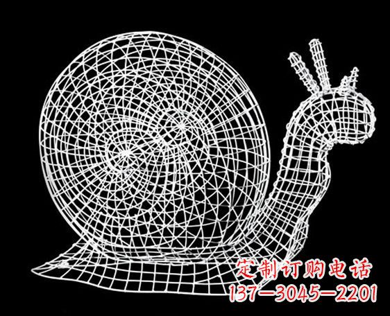保定中领雕塑的蜗牛镂空雕塑