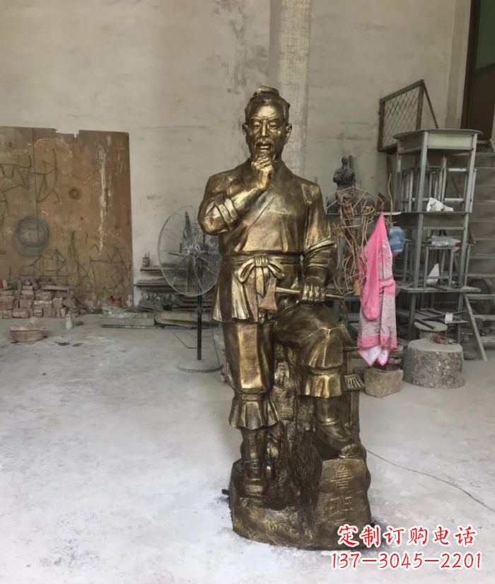 保定鲁班传世经典——铜雕塑