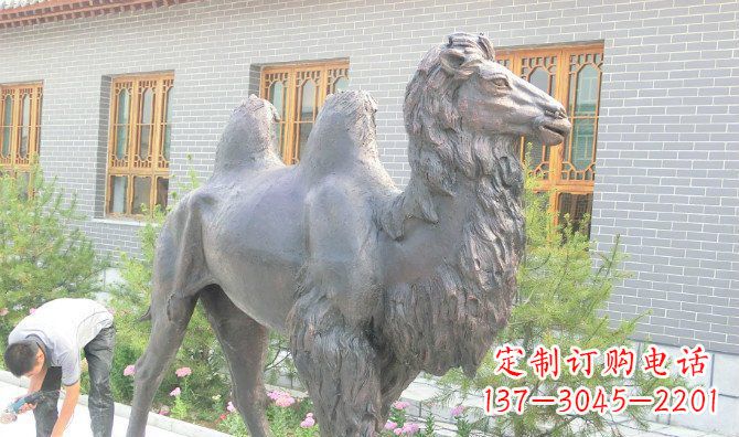 保定精美的骆驼铜雕,提升您的公园气质