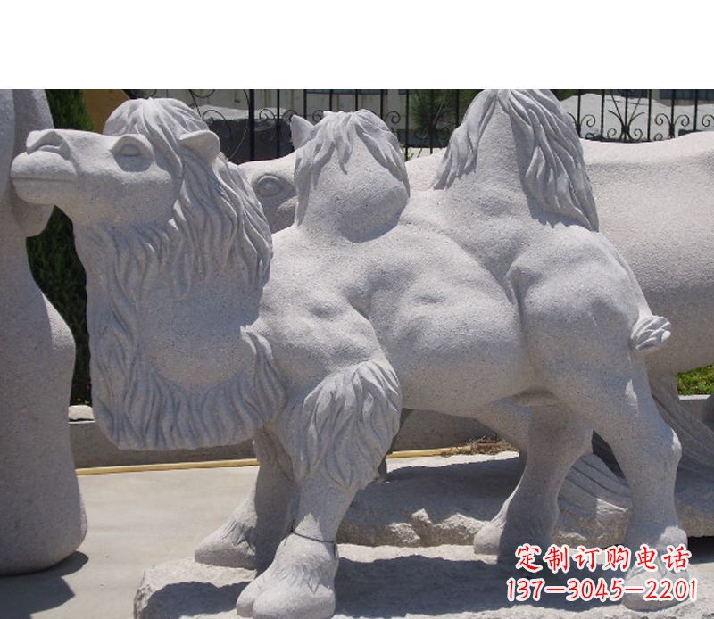 保定骆驼石雕