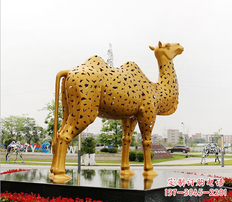 保定中领雕塑:骆驼雕塑精美绝伦