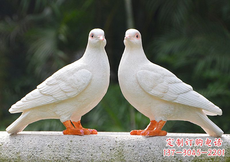 保定华丽和平鸽雕塑,缔造美好新世界