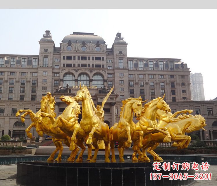 保定马动物铜雕,令您流连忘返