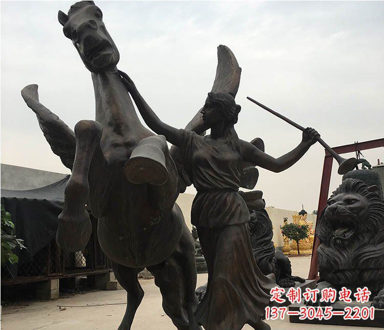 保定精美马动物铜雕摆件