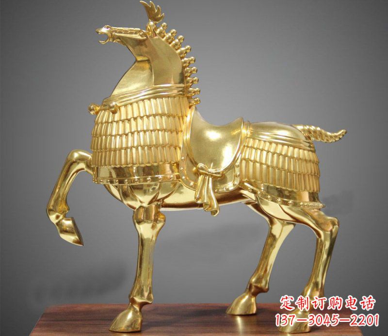 保定马公园动物铜雕 (2)