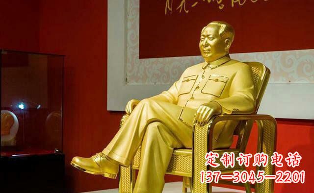 保定雕刻毛主席偉人銅像,傳遞壹代領袖偉大革命精神