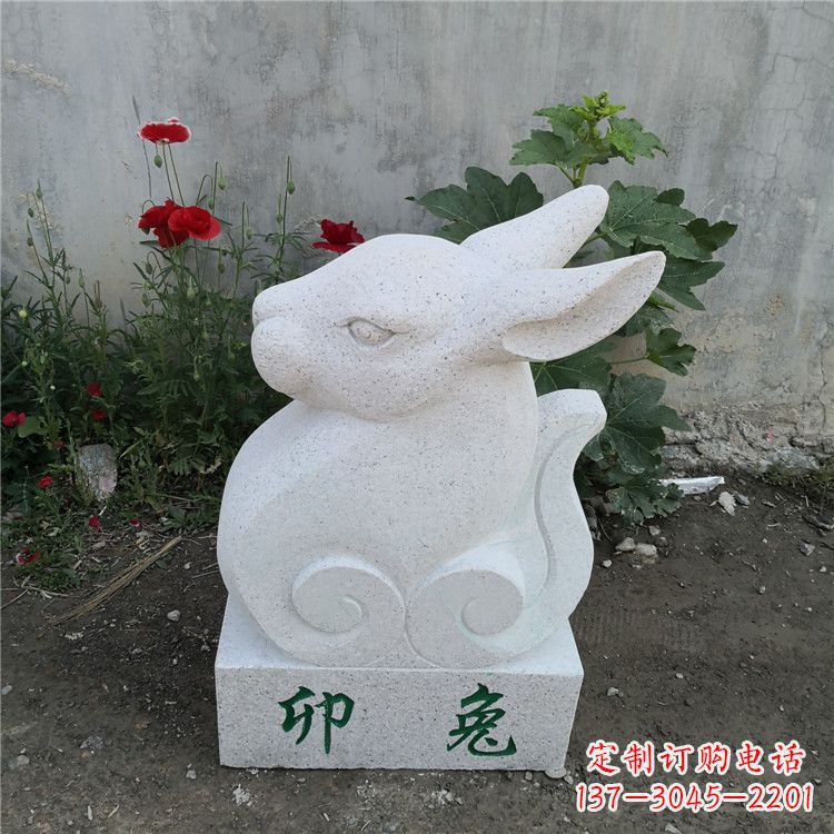 保定时尚汉白玉动物雕塑