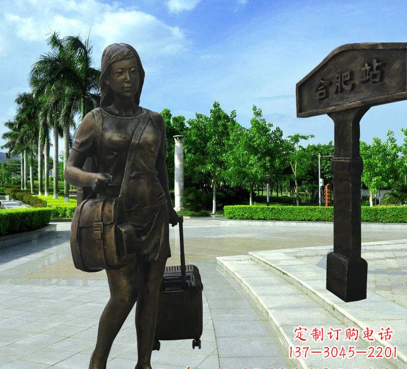 保定美女人物铜雕222