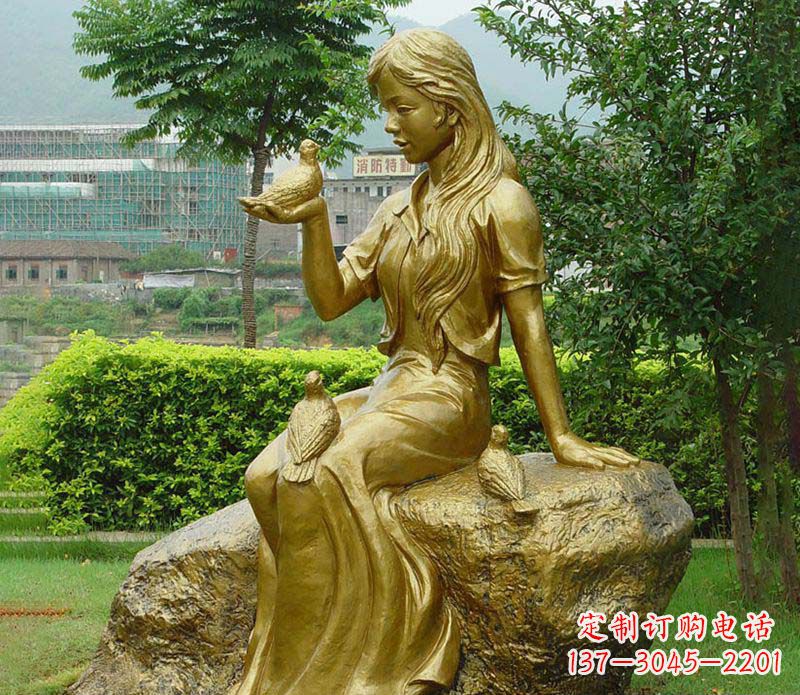 保定激发无限灵感的精美鸽子雕塑