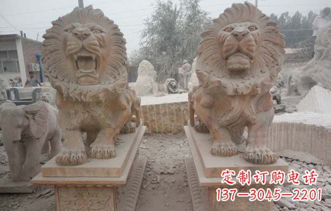 保定中领雕塑狮子雕塑给您带来动人心弦