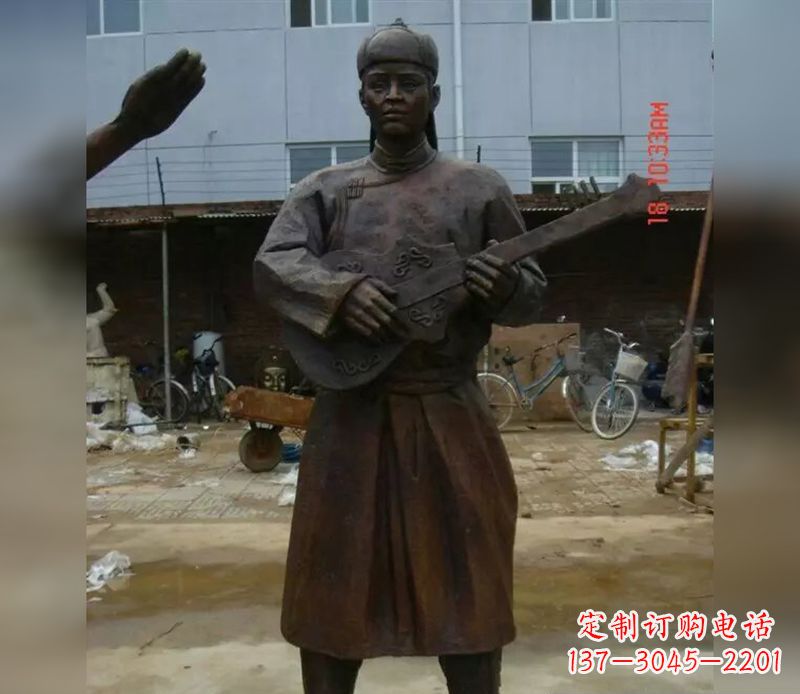 保定传承蒙古族传统,让男人雕塑回到公园