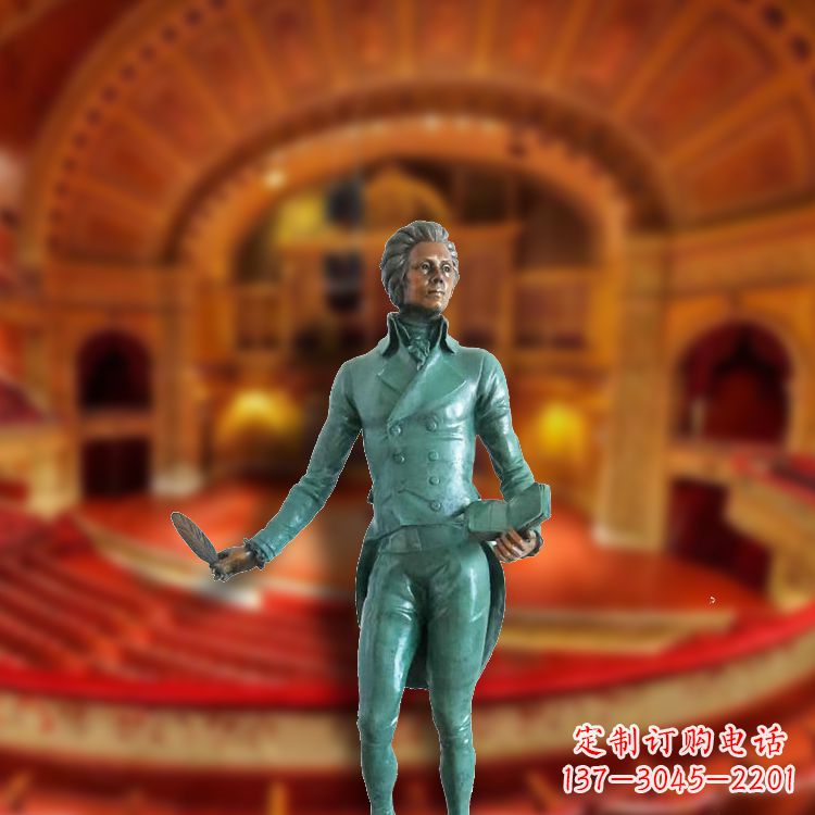 保定立体雕刻莫扎特,享受难忘的音乐之旅