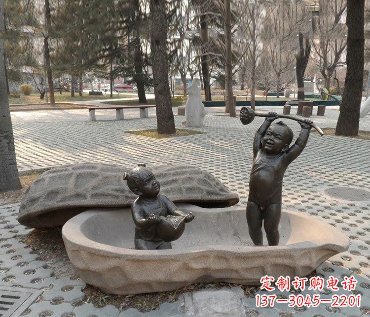 保定中领雕塑:拿莲蓬和石榴,让铜雕流传爱的美好