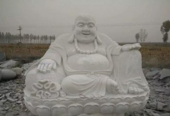 保定质感非凡的汉白玉弥勒佛雕塑
