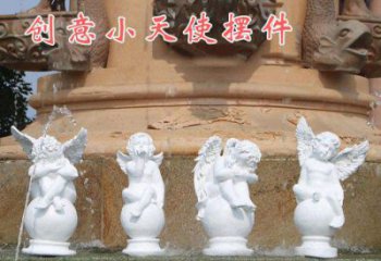 保定中领雕塑：汉白玉小天使雕塑