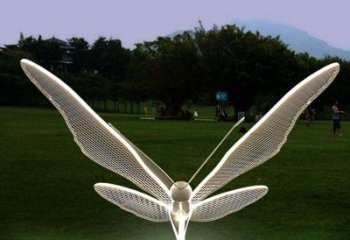 保定花园不锈钢装饰蝴蝶雕塑