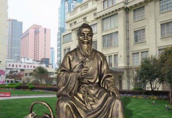 保定精美古典——华佗古代名人铜雕