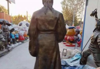 保定精美雕塑永流传——华佗名医铜雕（定制）