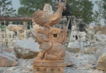 保定精美的公鸡石雕，带您回到传统