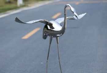 保定中领雕塑：酒店装饰精美仙鹤雕塑